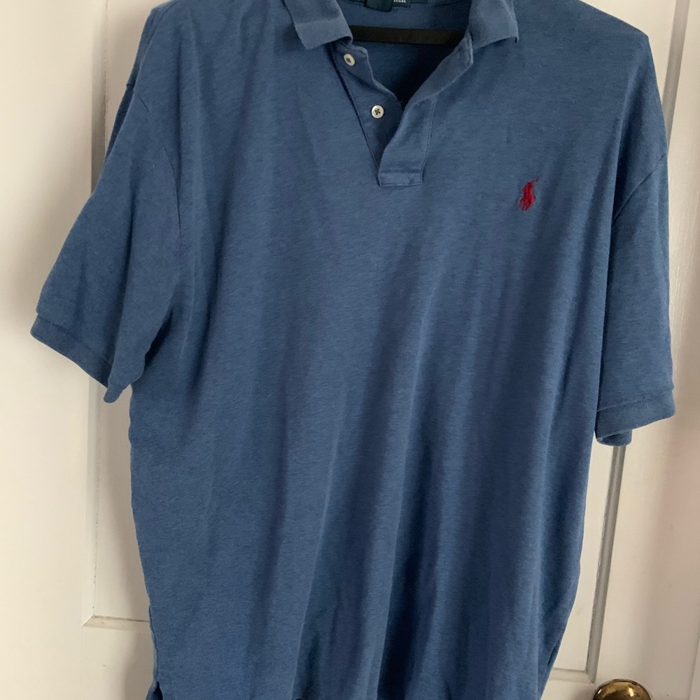 Polo by Ralph Lauren Men's Blue Polo Shirt